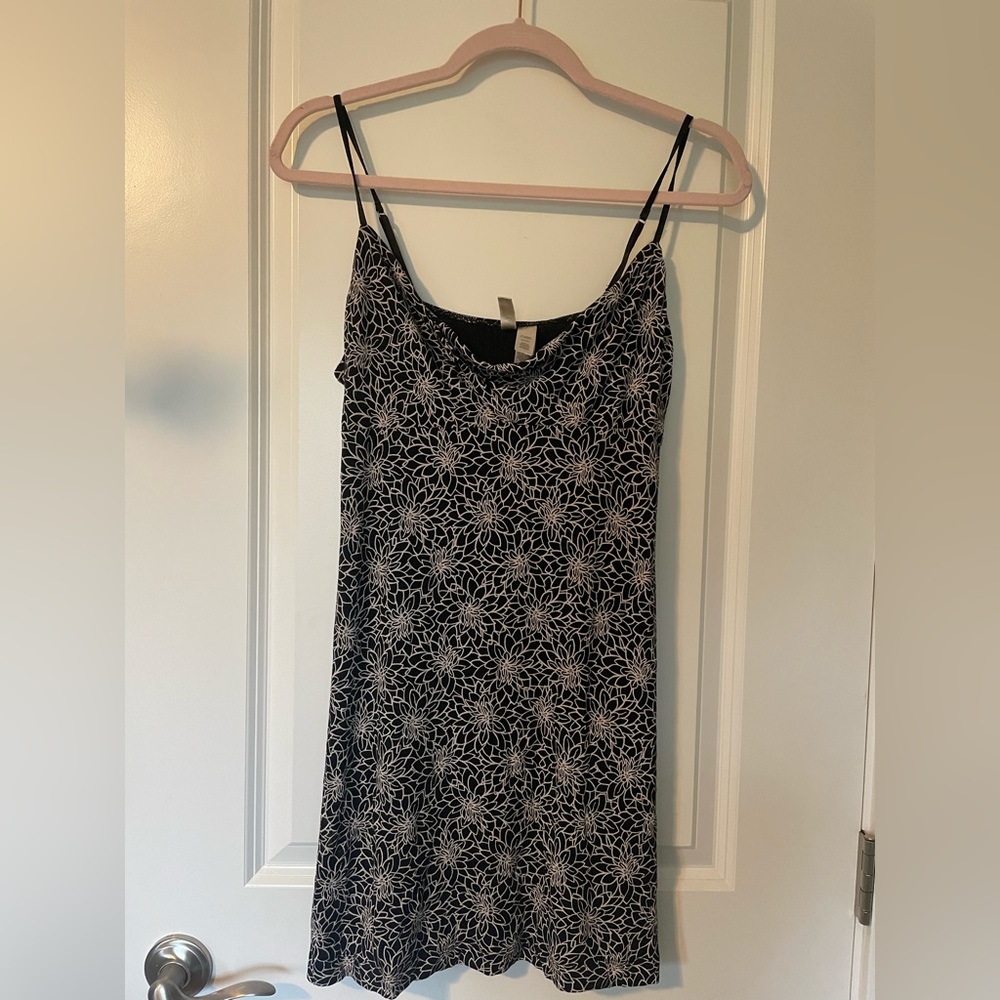 Black & White Floral Dress